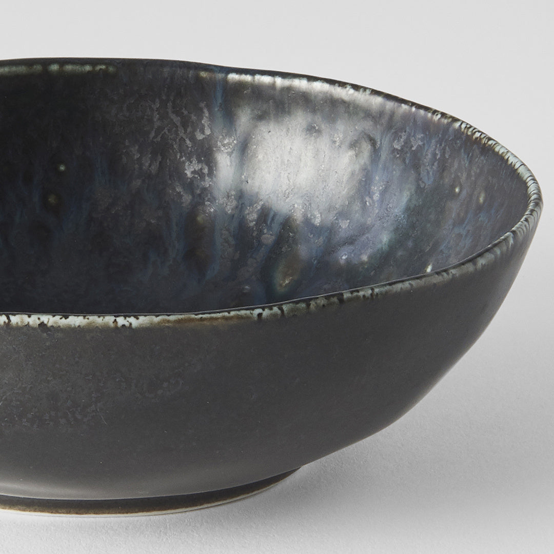 BB Black oval open bowl 14cm