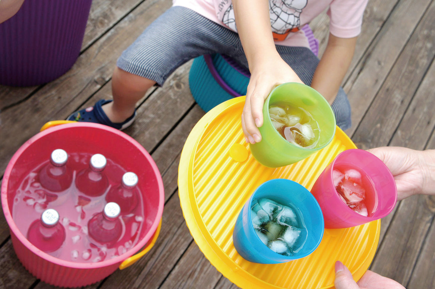 Omnioutil L Bucket 10L Turquoise blue