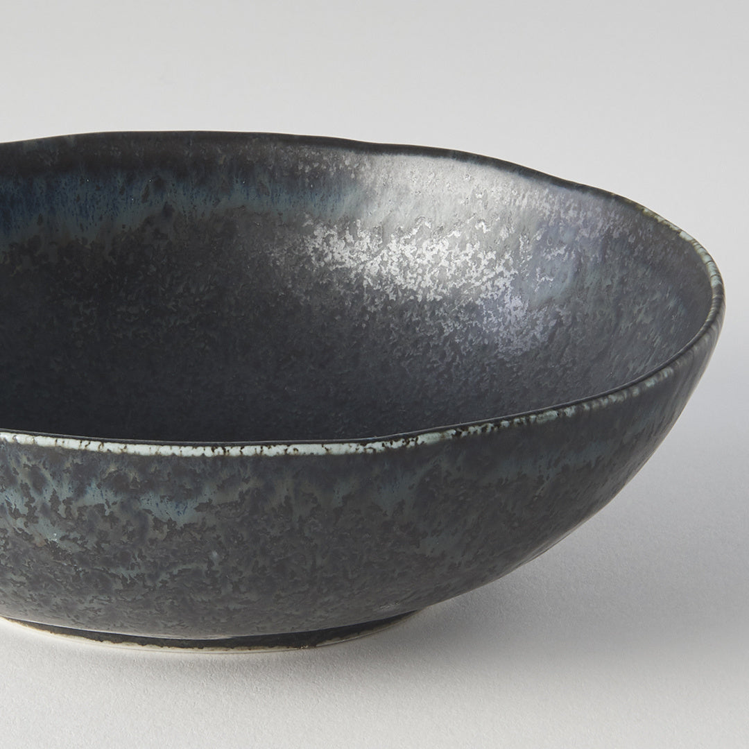 BB Black medium oval bowl 17cm