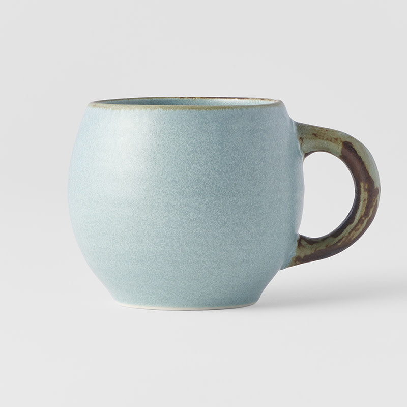 Mug with handle rounded soda blue 300ml