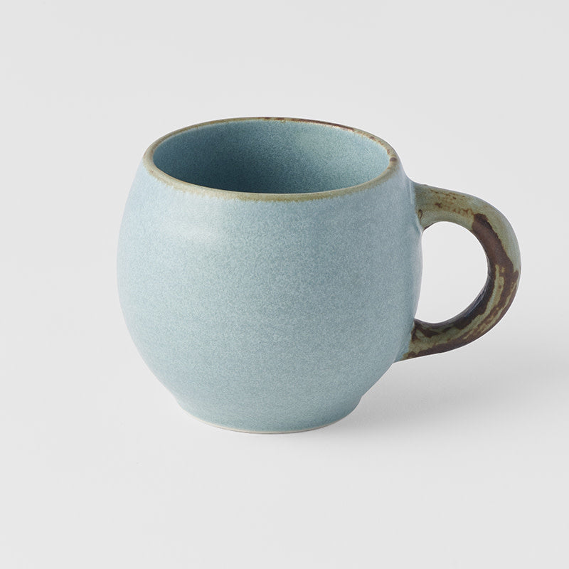 Mug with handle rounded soda blue 300ml
