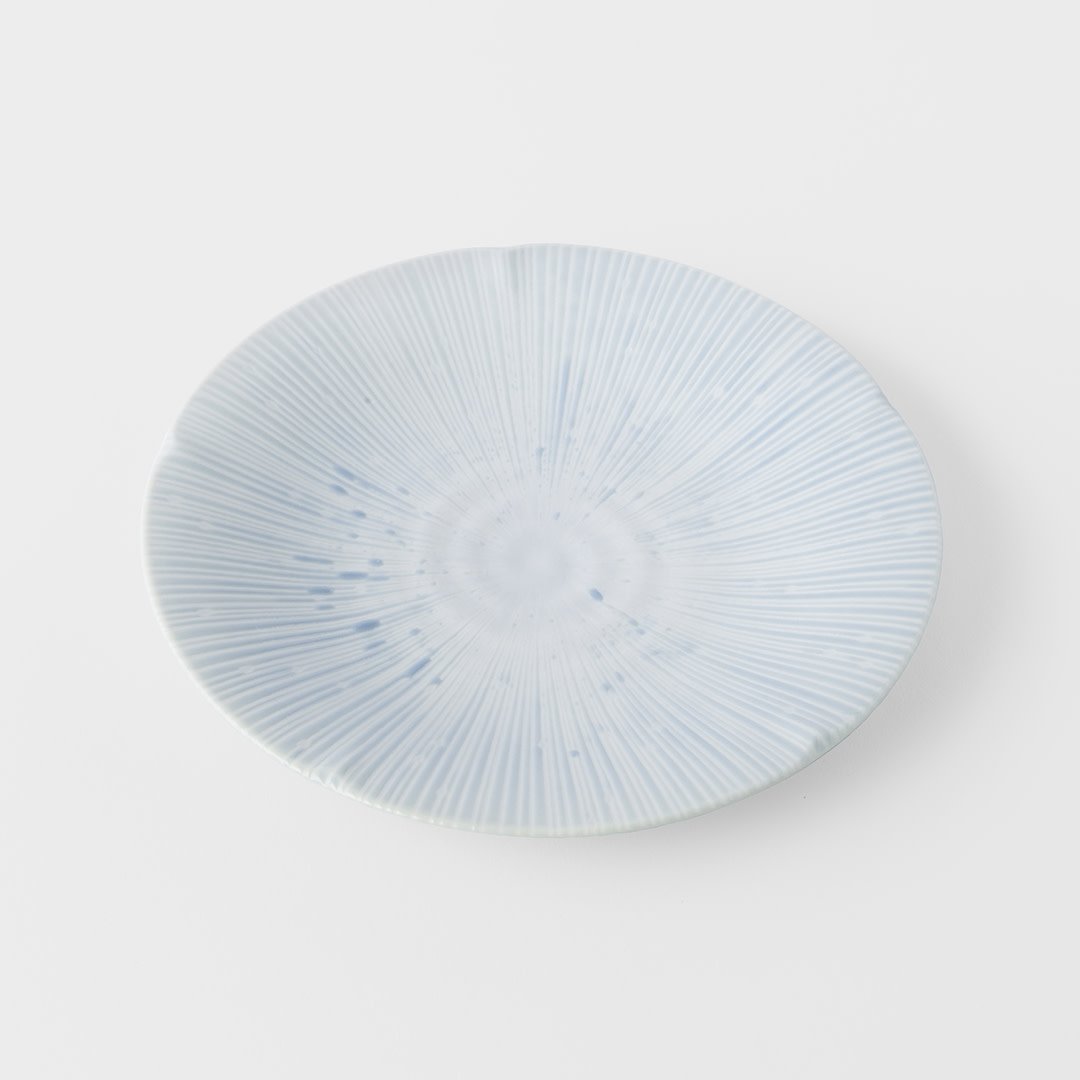 Ice Drift blue side plate 22cm