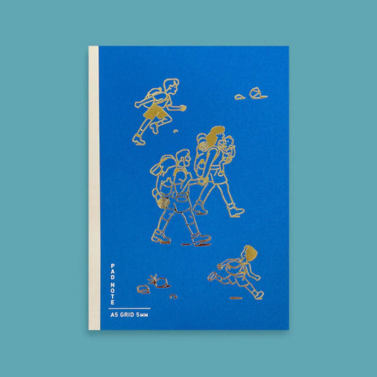 Sikigu A5 Pad Note 'Family edition' (Grid/Blue)