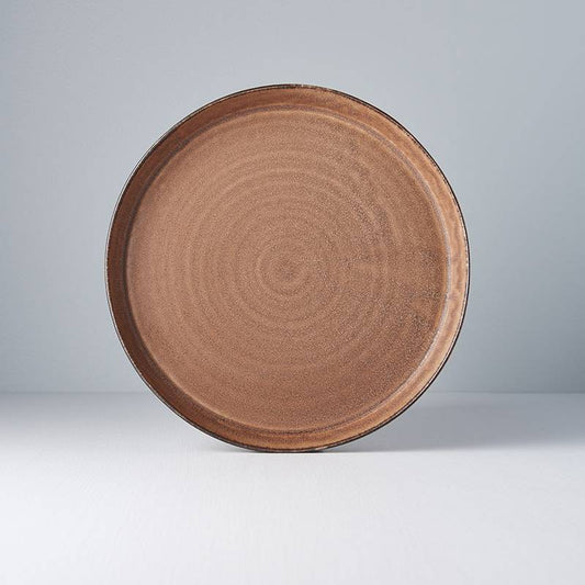 Toffee round large high rim plate 25cm