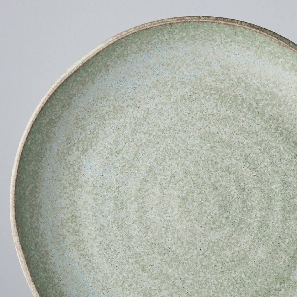 Green Fade uneven plate 24.5cm