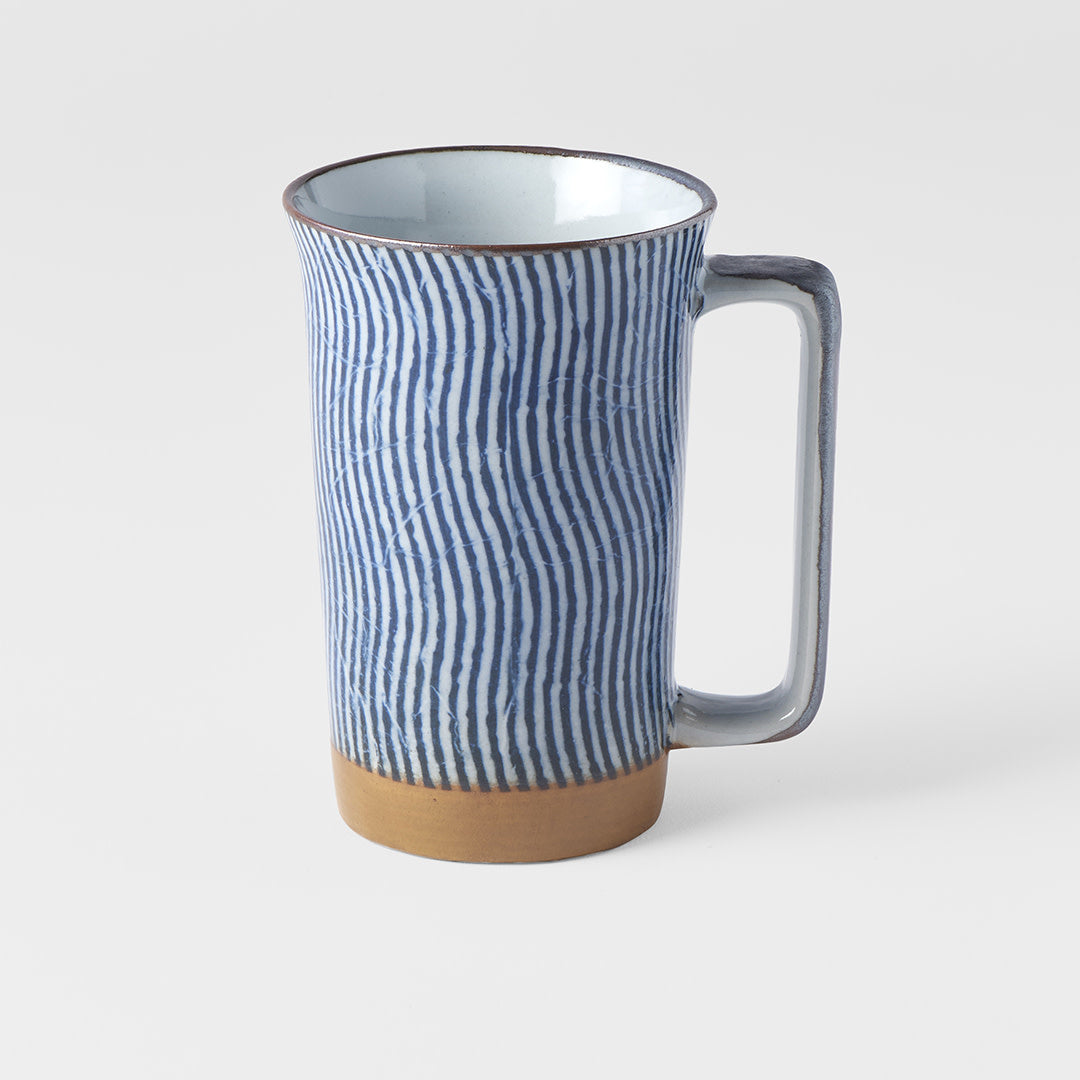 Wavy Lines mug with handle 400ml