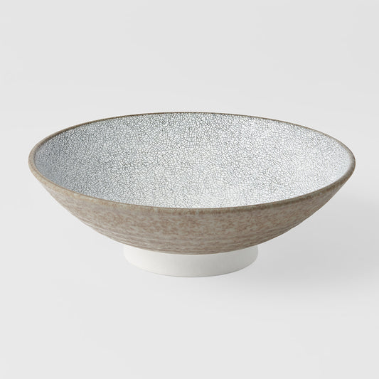 Crazed Grey Ramen Bowl 24cm