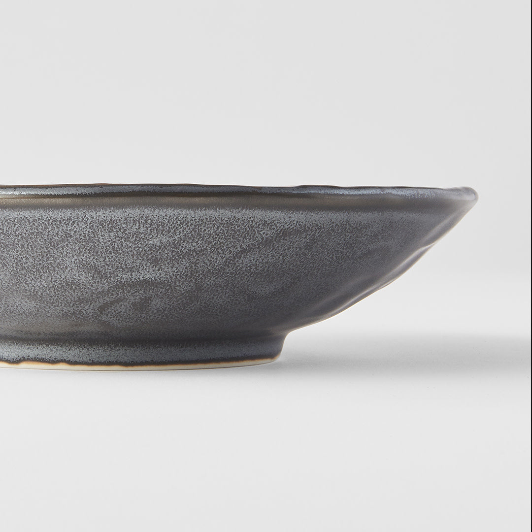 Black Pearl shallow open bowl 24cm