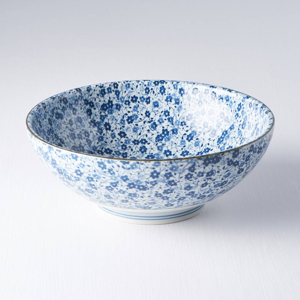Blue Daisy serving bowl 21.5cm
