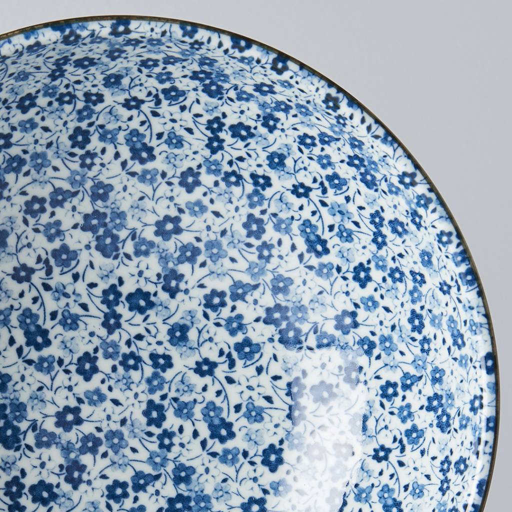 Blue Daisy serving bowl 21.5cm