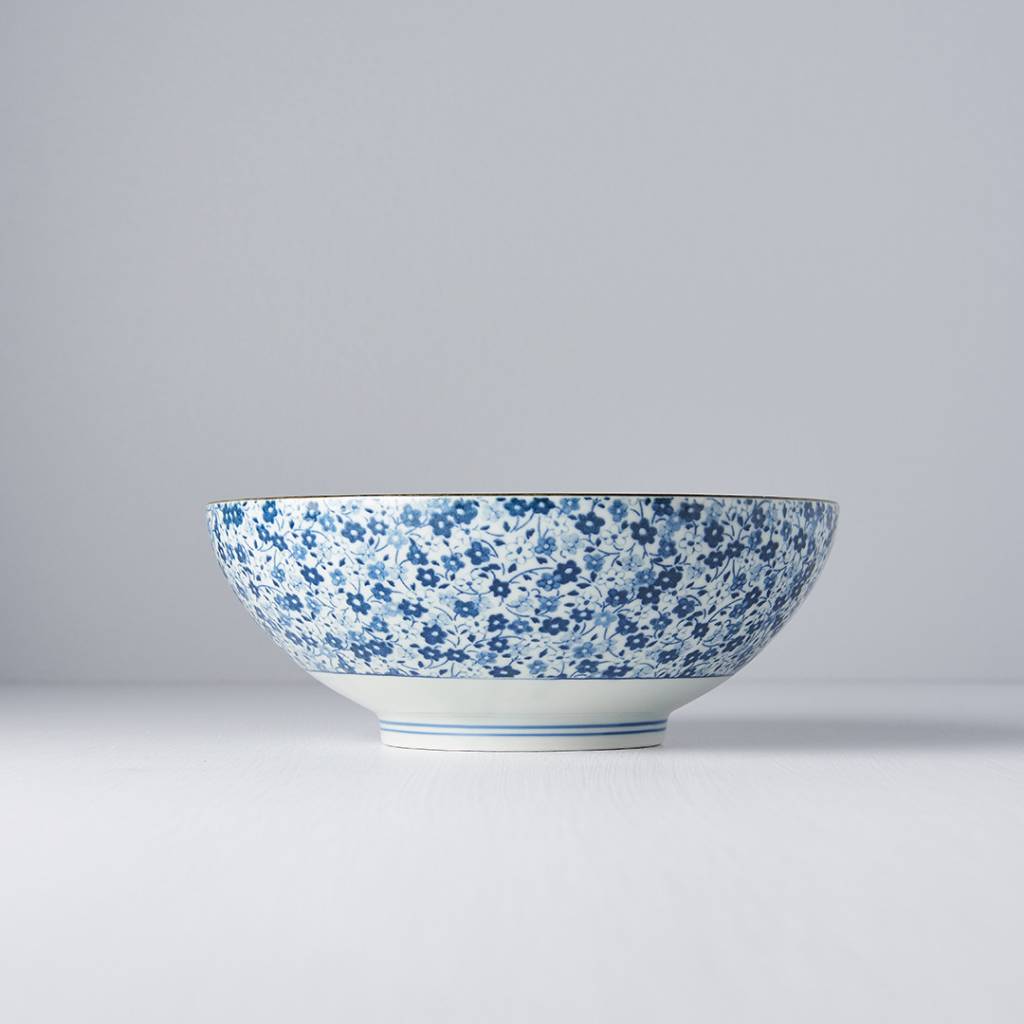 Blue Daisy serving bowl 21.5cm
