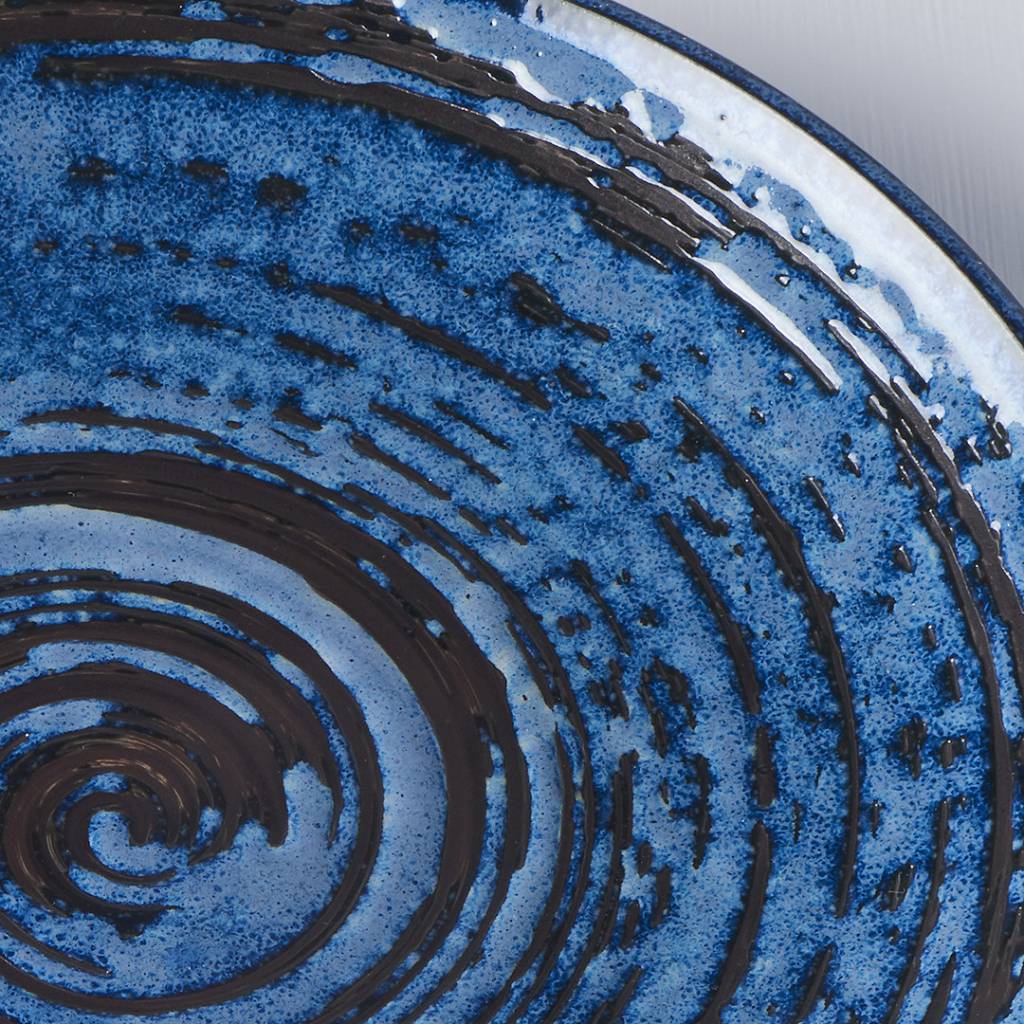 Copper Swirl dinner plate 25cm