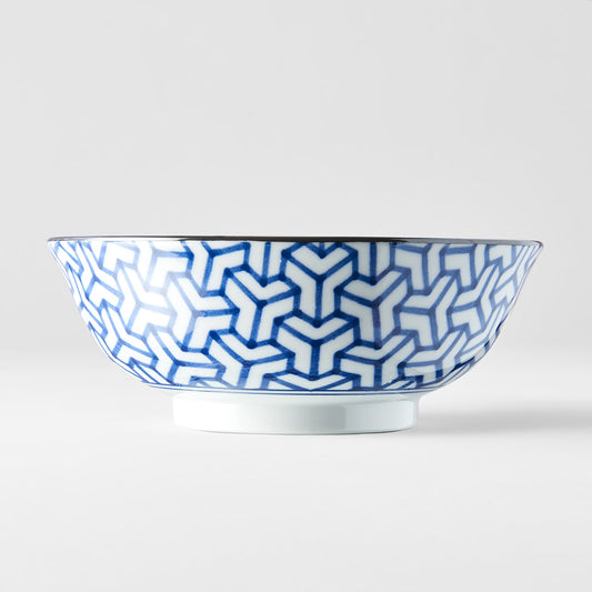 Indigo Herringbone Ikat large bowl 19cm