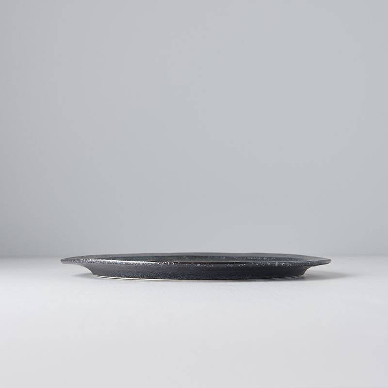 Craft Black round off centre plate 25.5cm