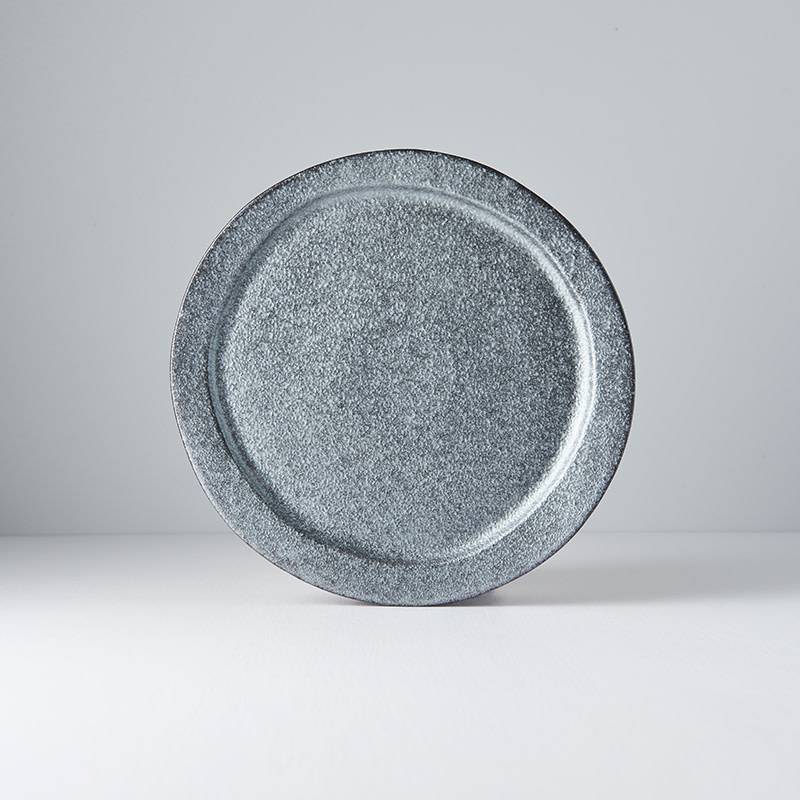 Craft Black round off centre plate 25.5cm