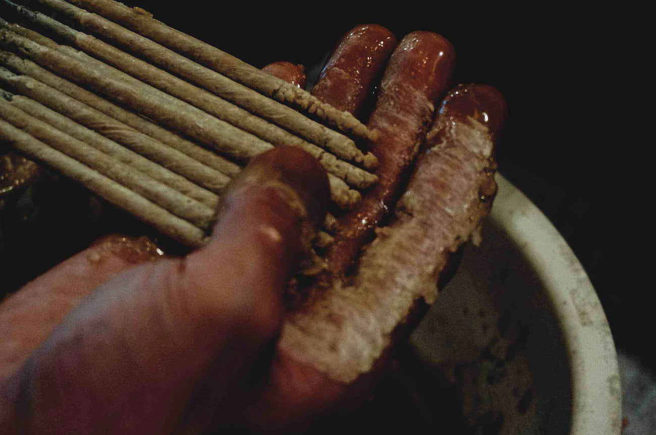 Cosmic Hemp & Charcoal "Warosoku" Candle