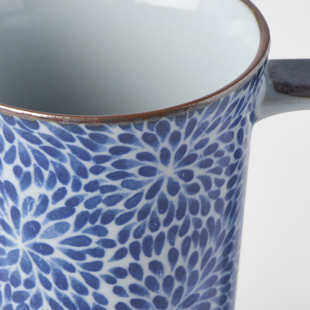 Chrysanthemum mug with handle 400ml