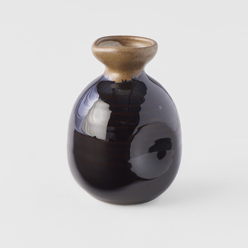Sake jug black with copper 220ml