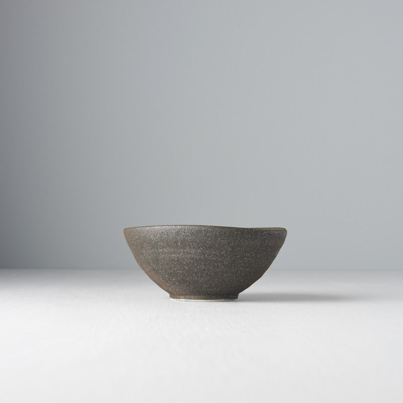 Egg-shaped stone slab bowl 13cm