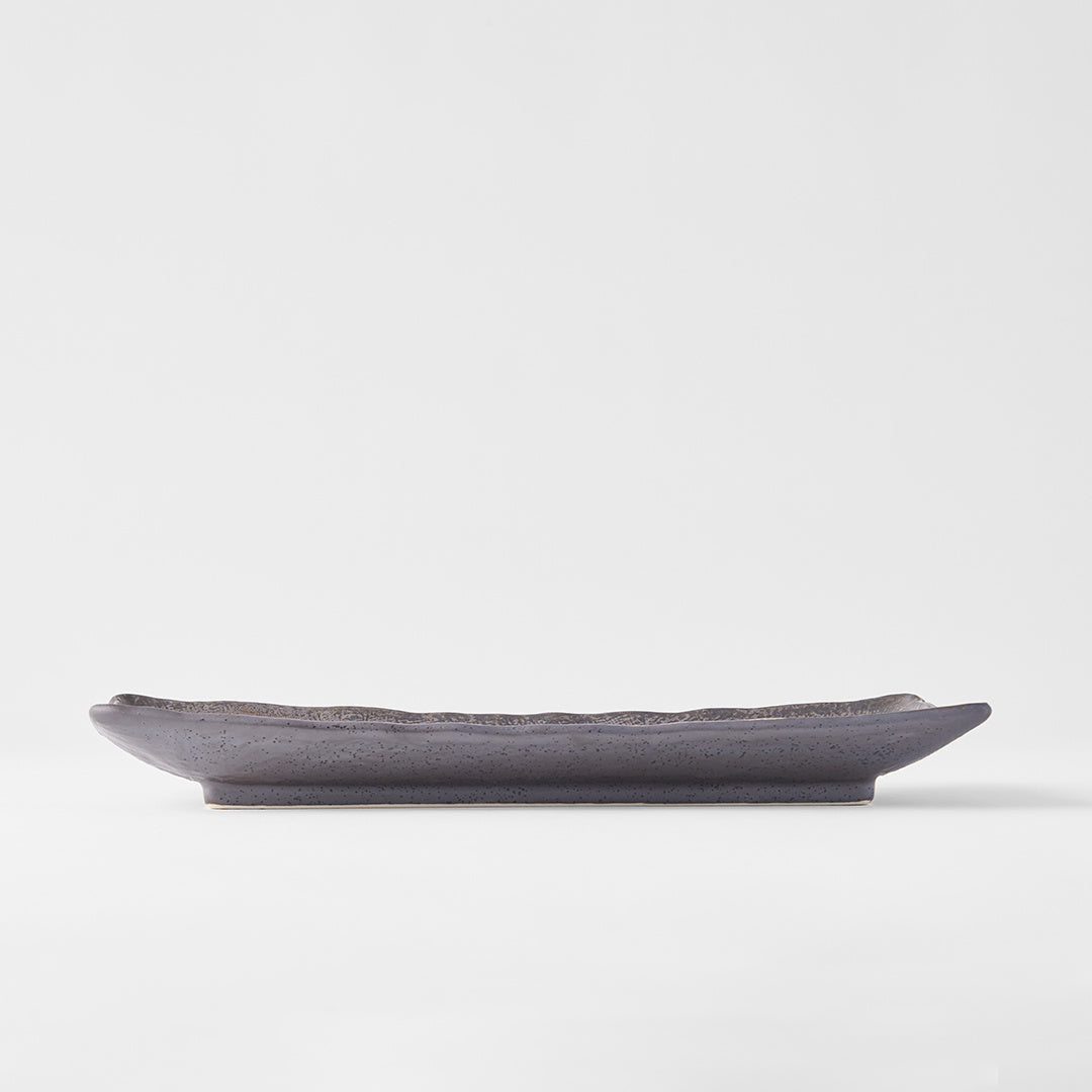 Akane Grey sashimi plate 29cm