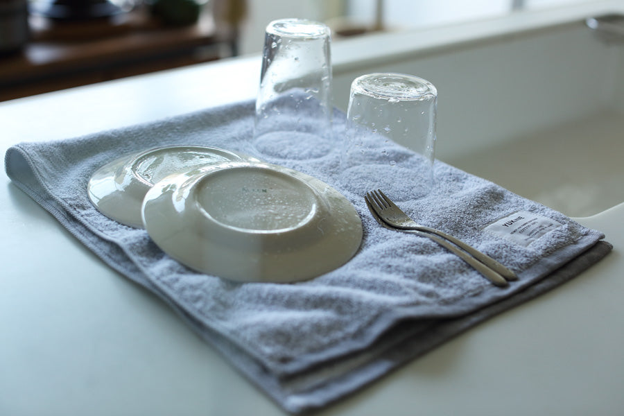 Shinto Yukine face and hand towel grey - 33 x 82cm