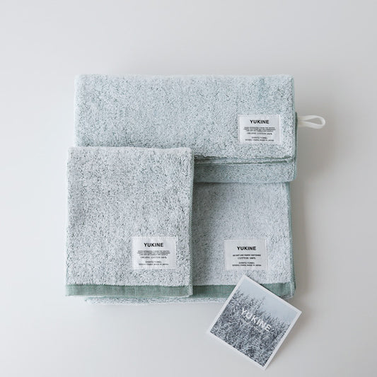 Shinto Yukine face and hand towel green - 33 x 82cm