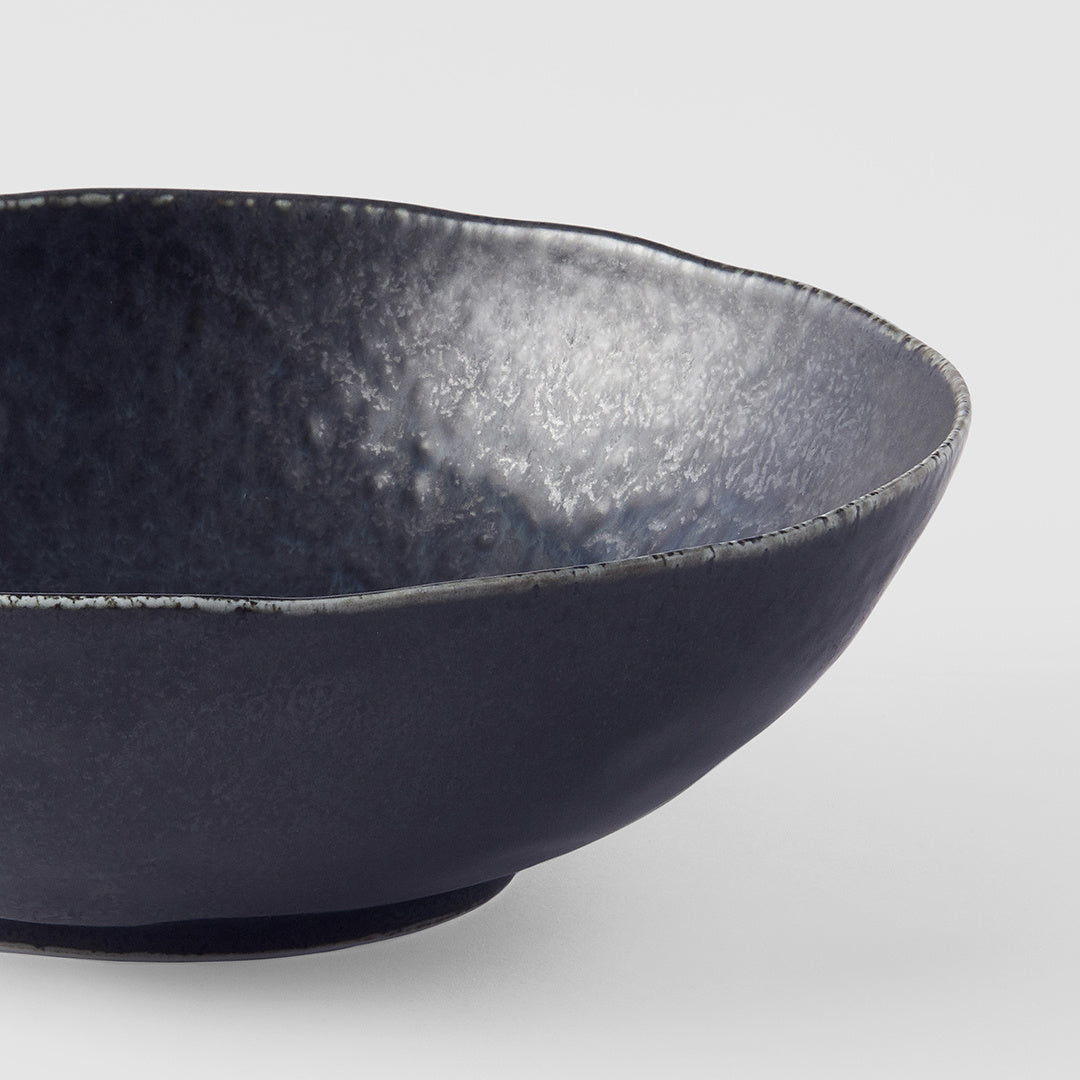 BB Black oval bowl 20cm
