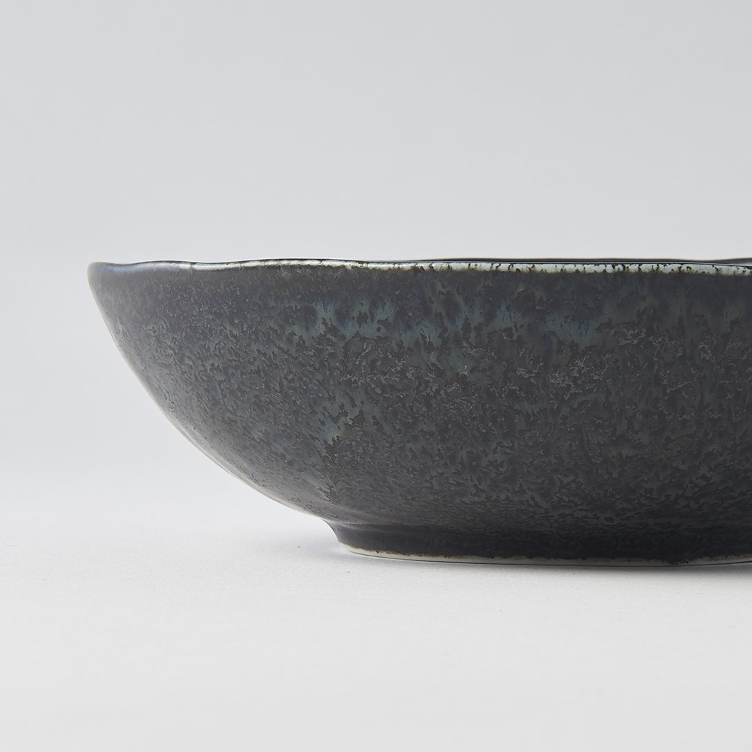 BB Black medium oval bowl 17cm