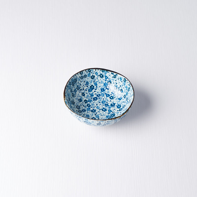 Blue Daisy Uneven Tapas Bowl 10cm