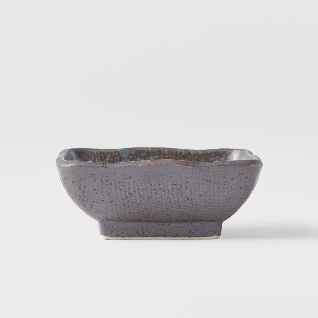 Akane Grey square sauce dish 7cm