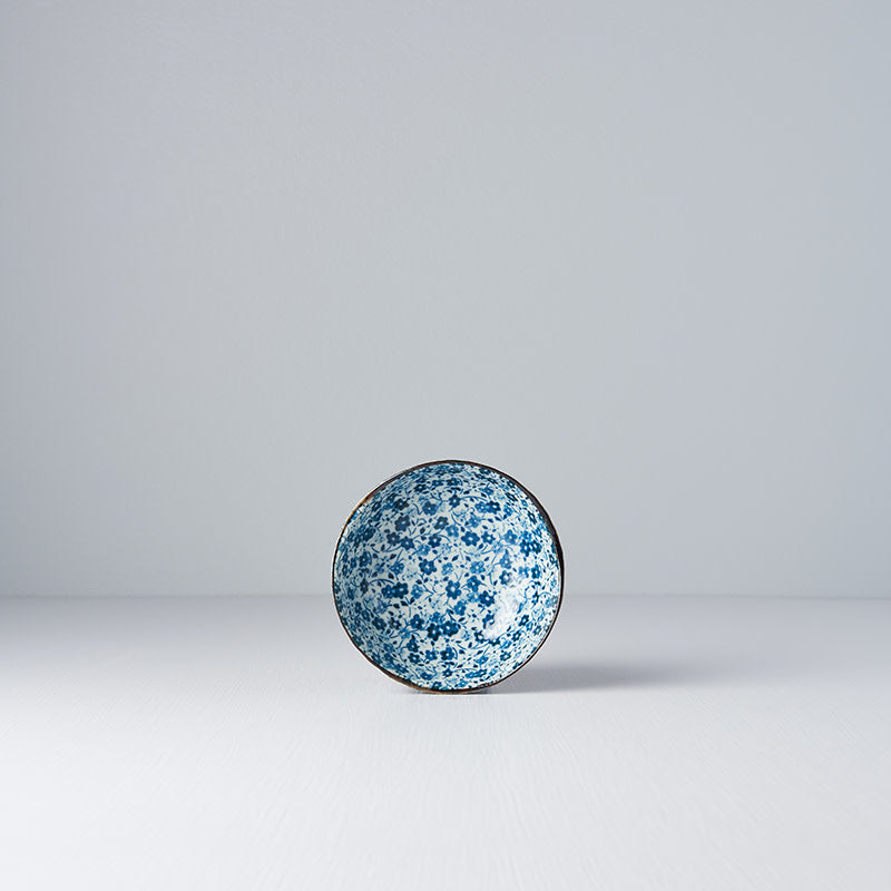 Blue Daisy Uneven Tapas Bowl 10cm