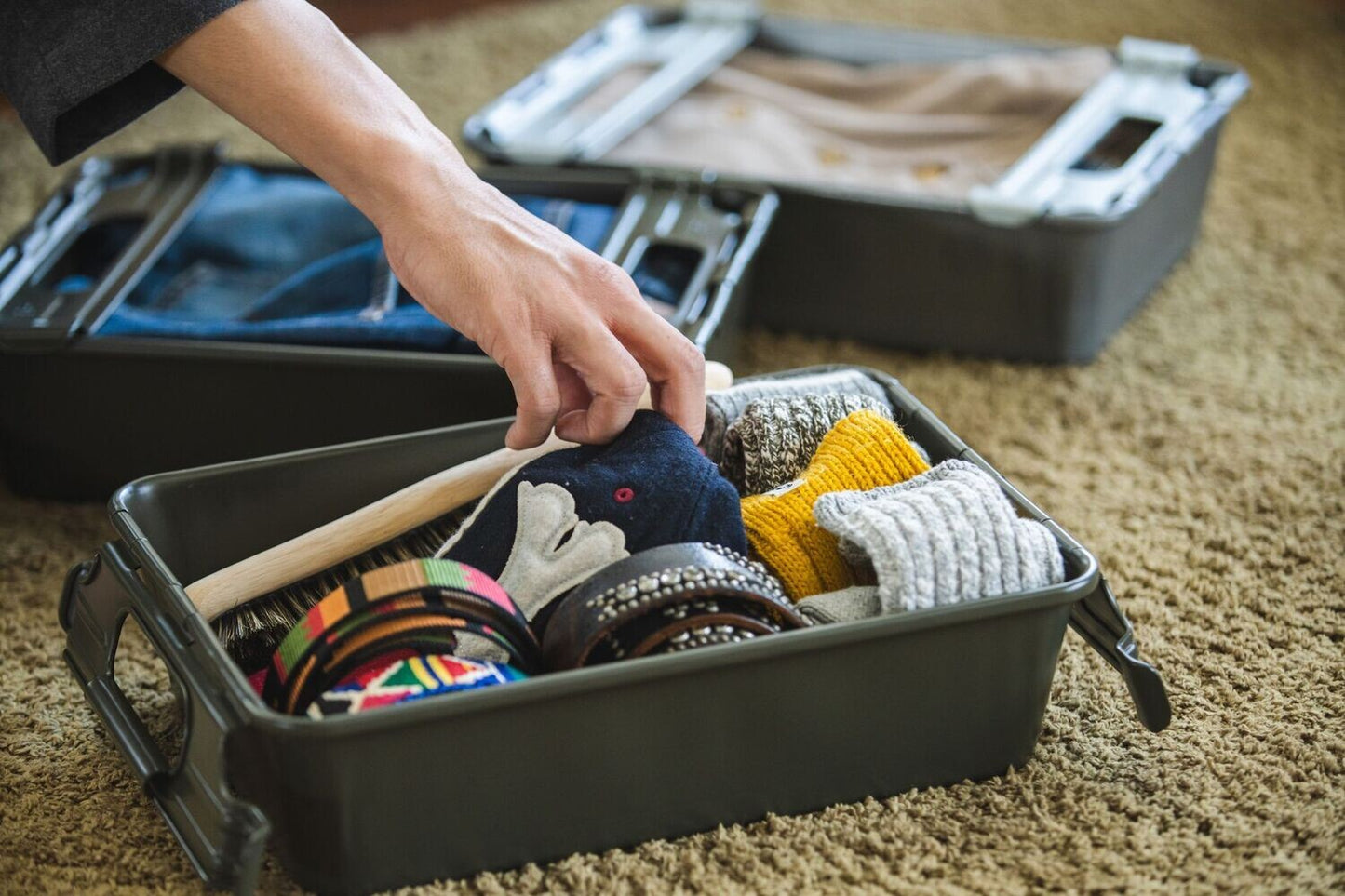 Toyo Steel Parts Box M-8 Black