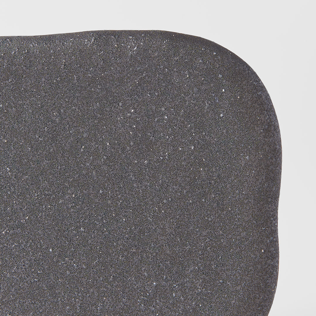Stone Black rectangular slab 22cm