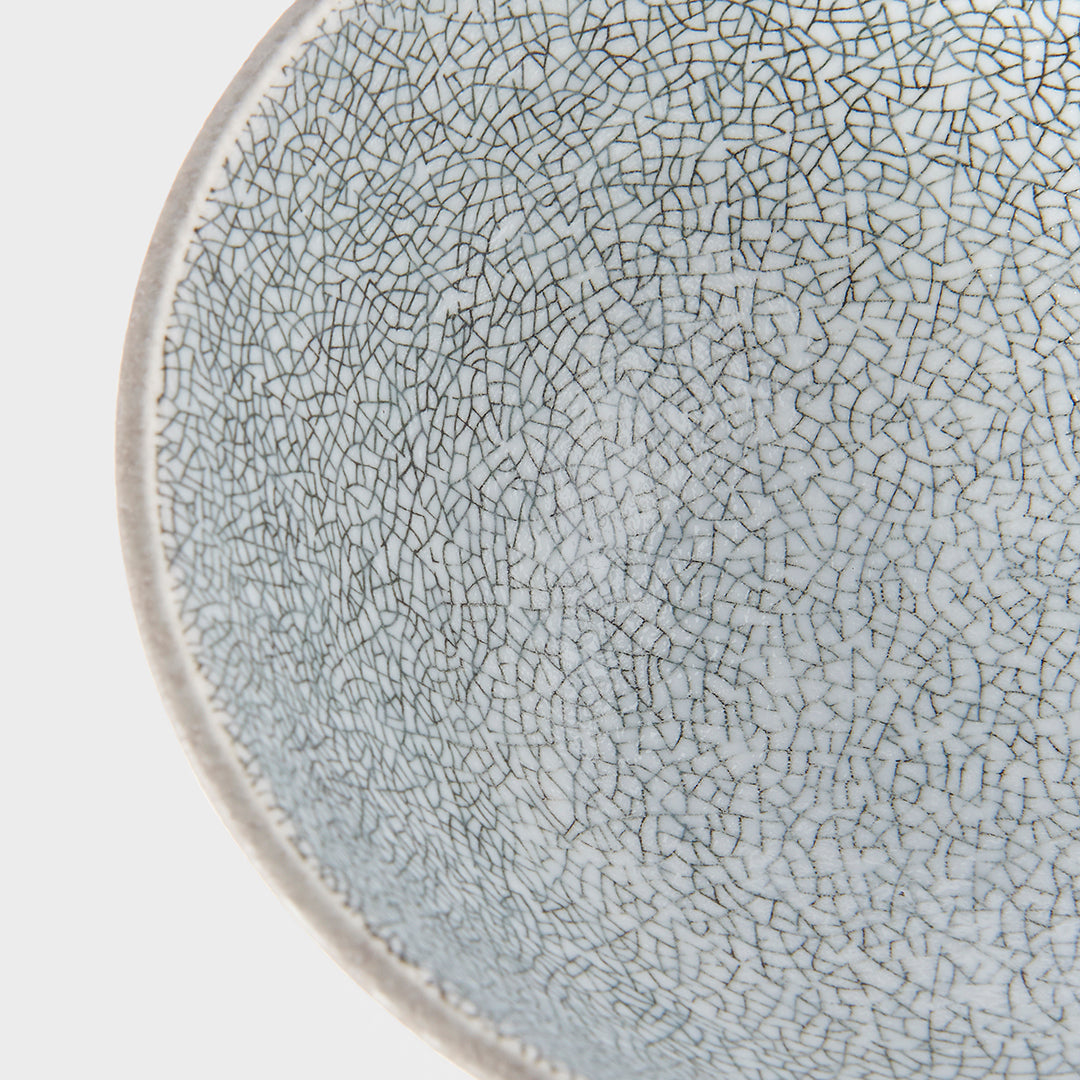 Crazed Grey Medium bowl 15cm