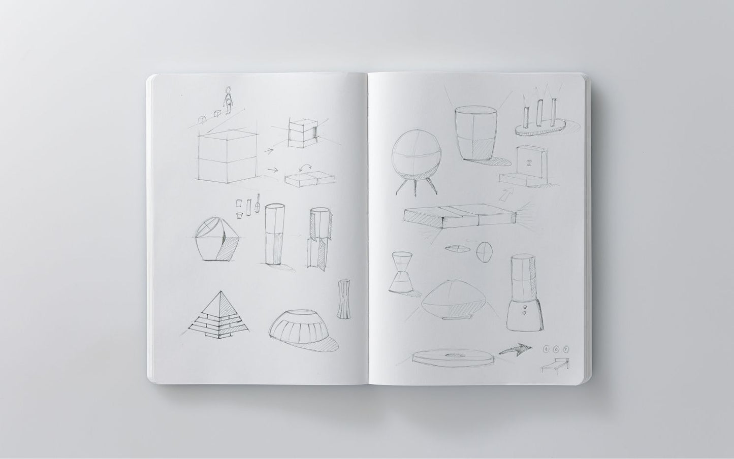 Stalogy Plain 1∕2 Year Notebook, Plain, A5, Black