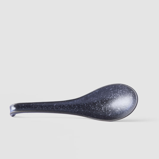 Matt Black large spoon 17.5cm