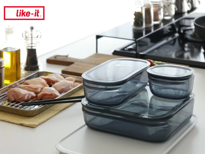 Food Storage Container Large 1200ml - Grey