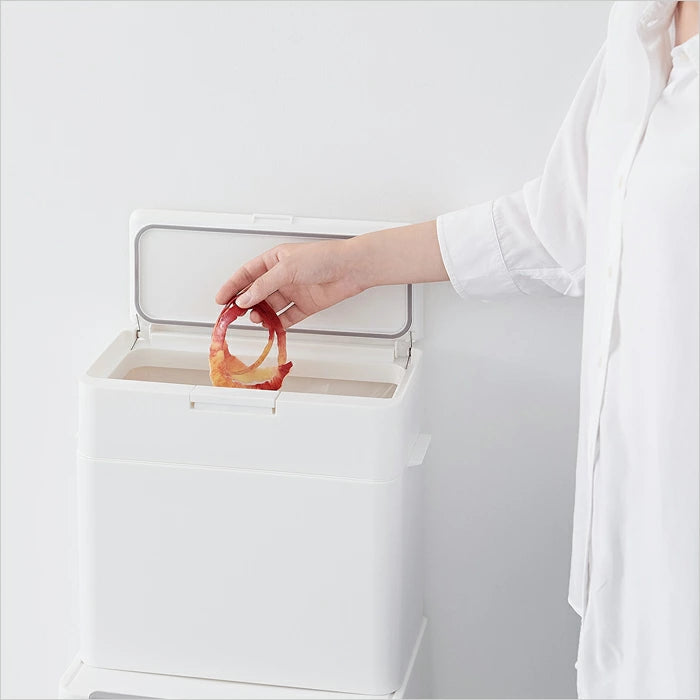 Like-it Seals Odour-Control Kitchen Waste Bin 9.5L - White