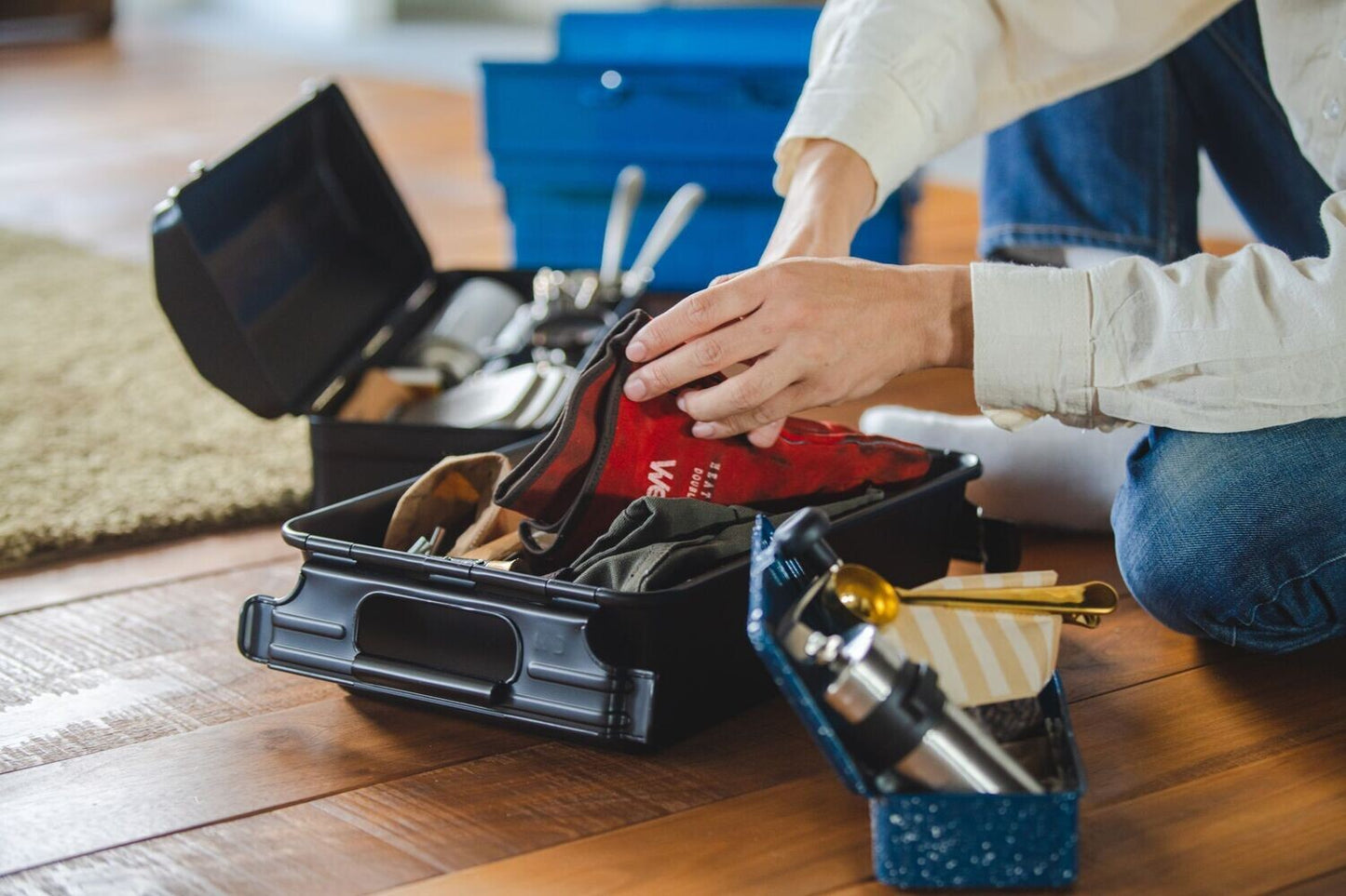 Toyo Steel Parts Box M-8 Black