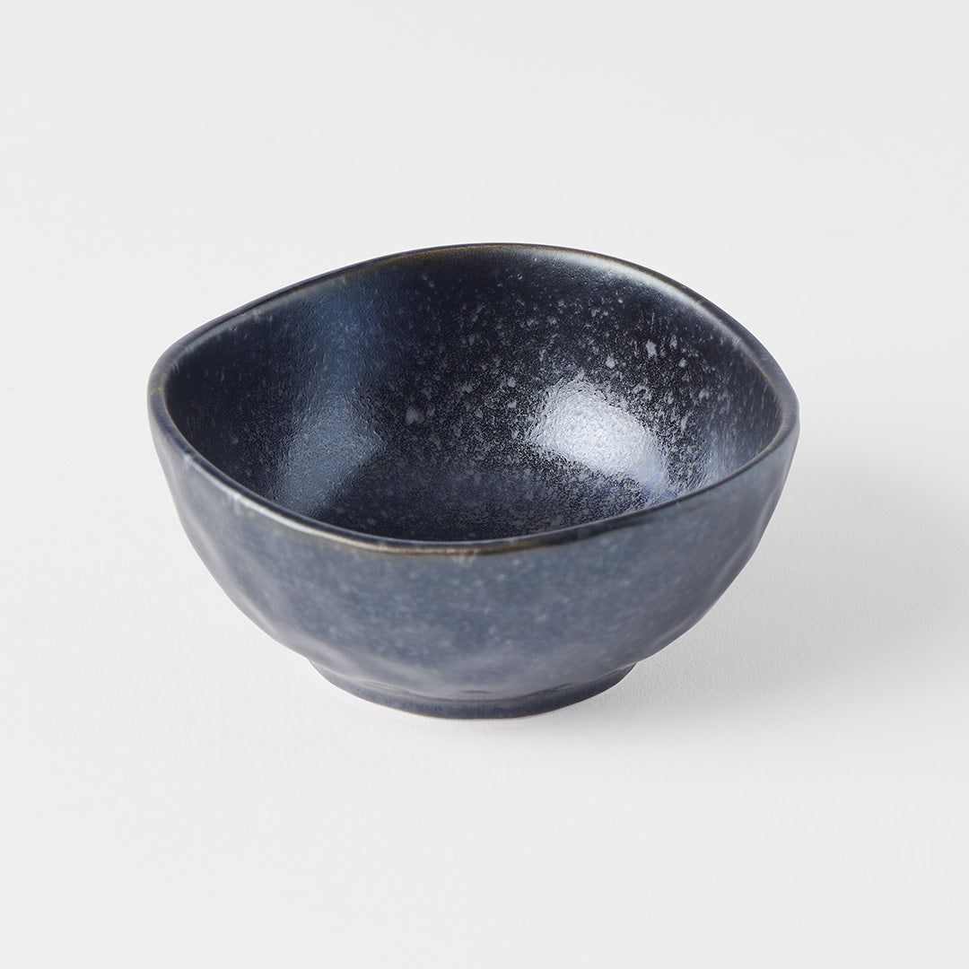 Matt Black uneven edge sauce dish 8cm