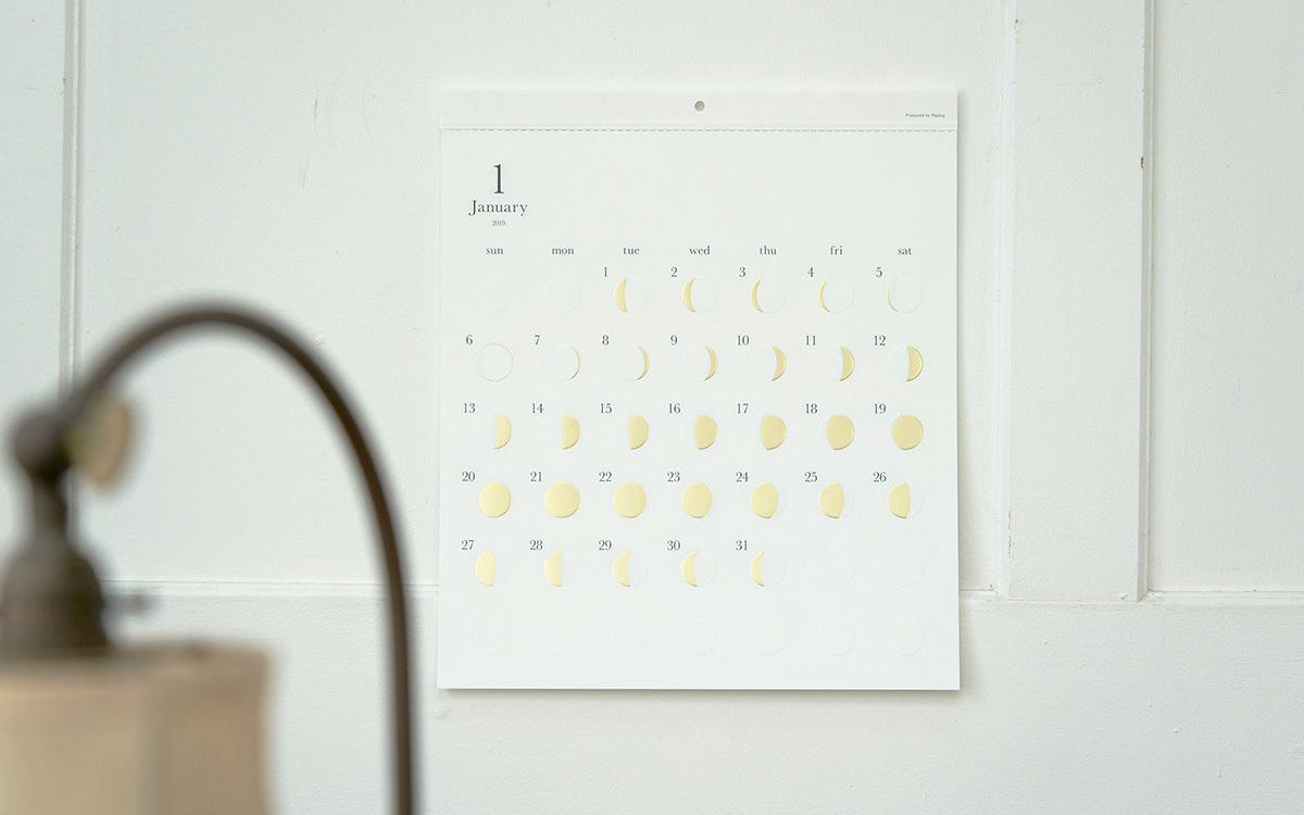 Replug Michiru Kira Moon Phase Wall Calendar 2027