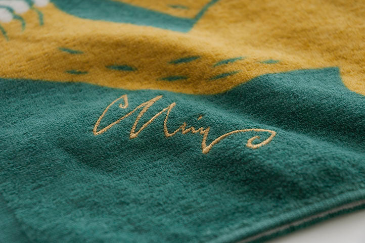 Towel Tenugui: Frustrated Lonely Lion 90x34cm