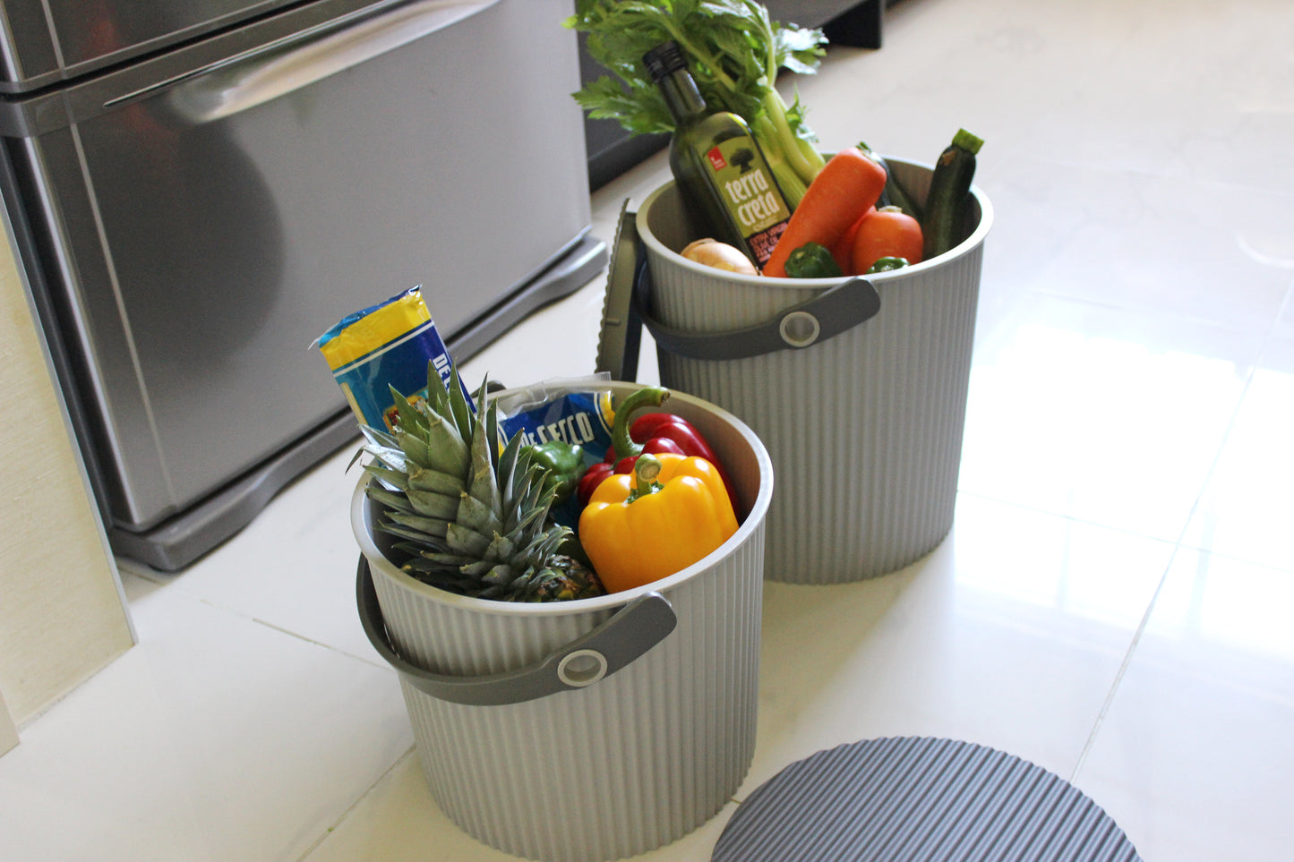 Omnioutil L Bucket 10L Light grey