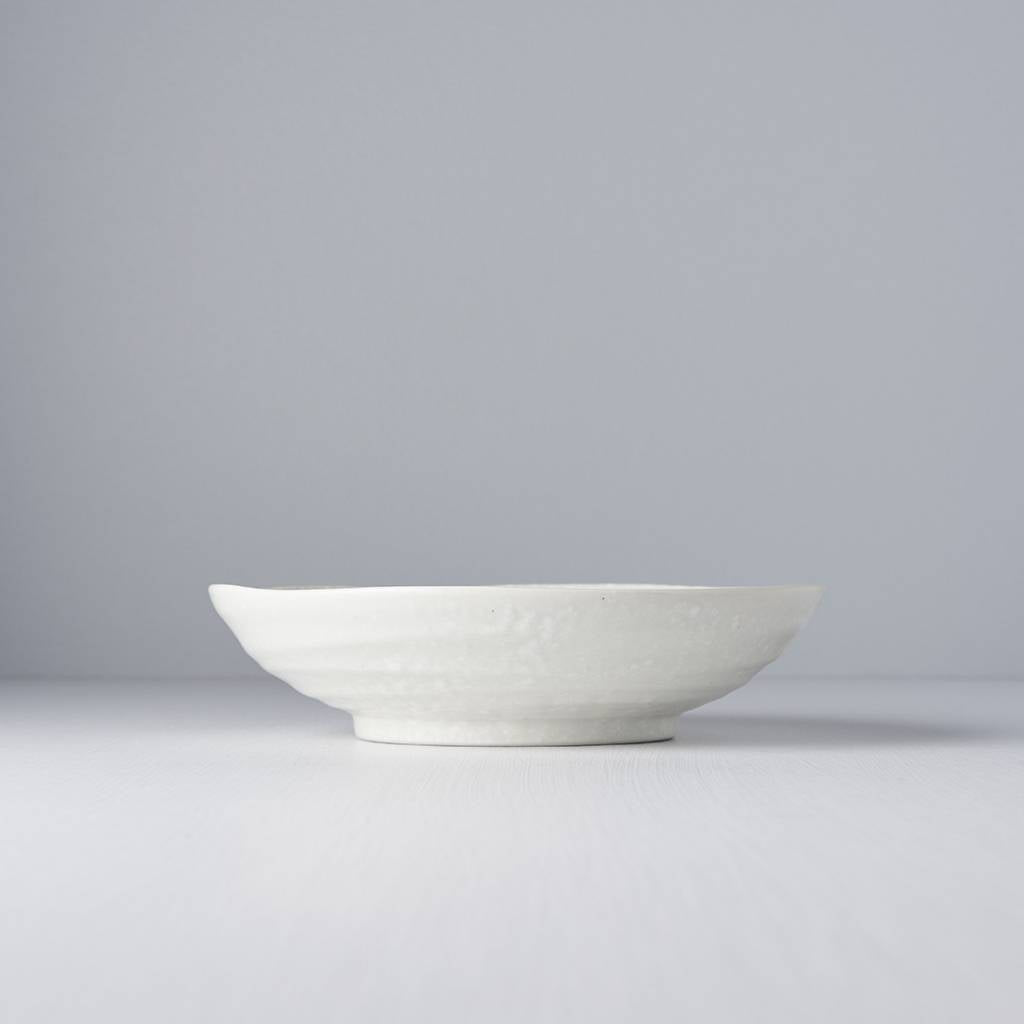 Off White shallow open bowl 21cm