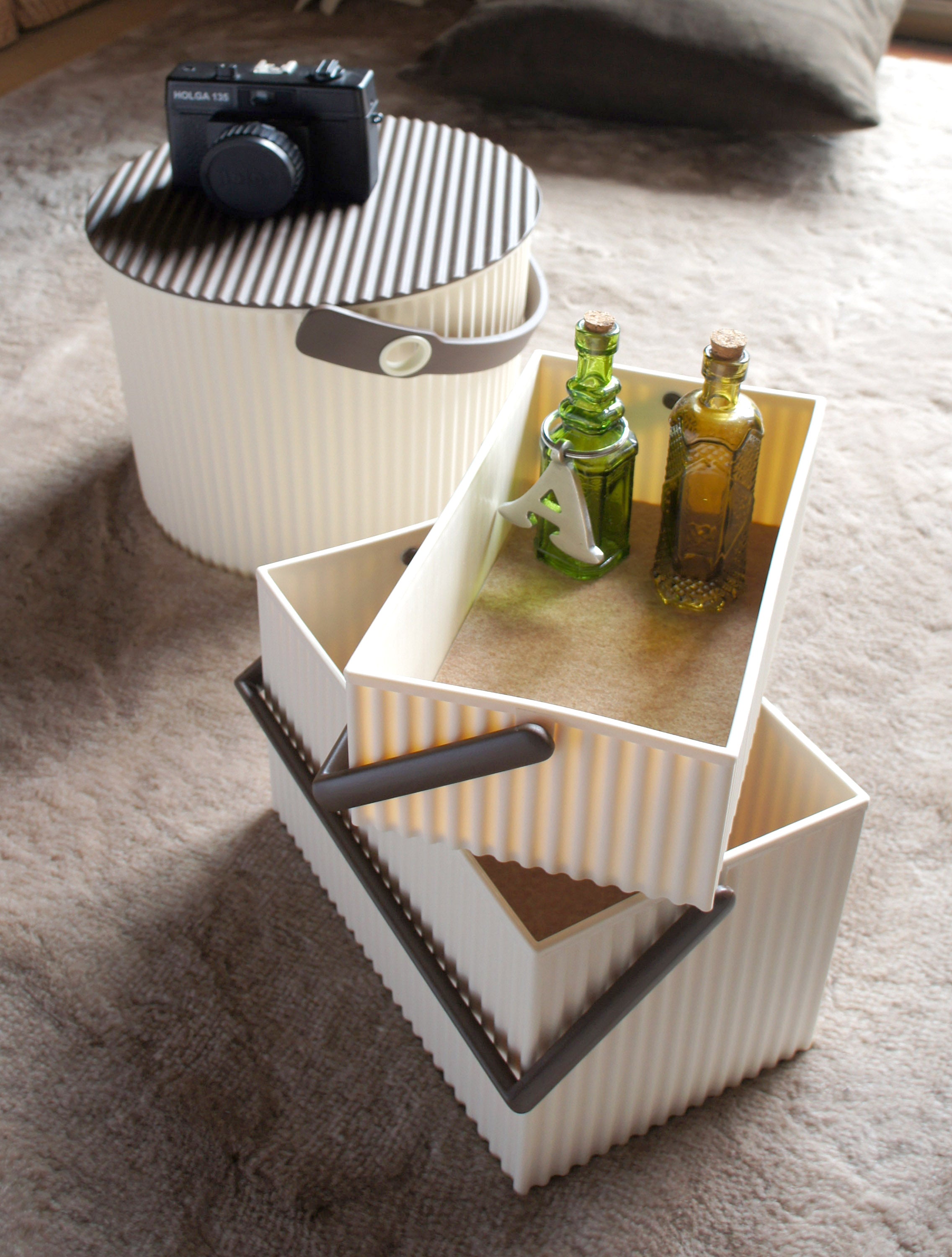 Hachiman Omnioffre L Storage Box - Light Grey – Made In Japan UK