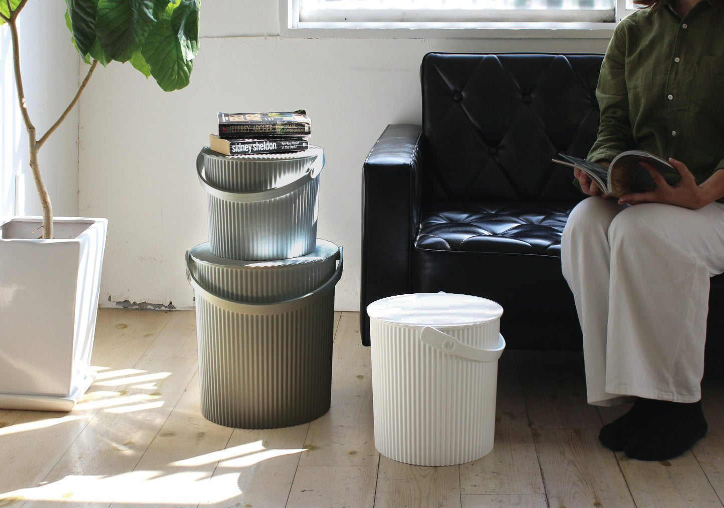 Hachiman Omnioutil S Storage Bucket 8L - Navy Blue