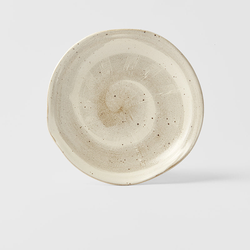 Spiral Sand organic plate 25cm