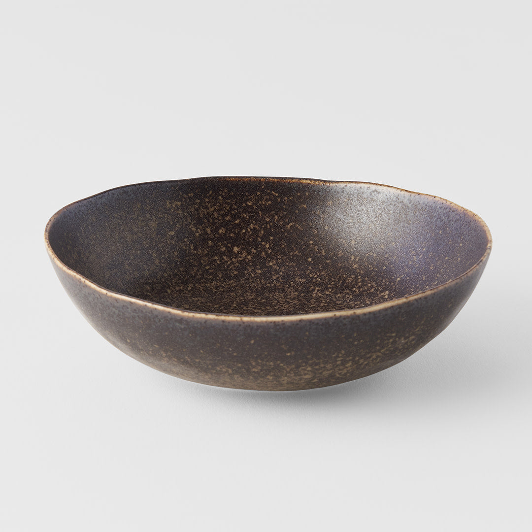 Mocha medium oval bowl 17cm