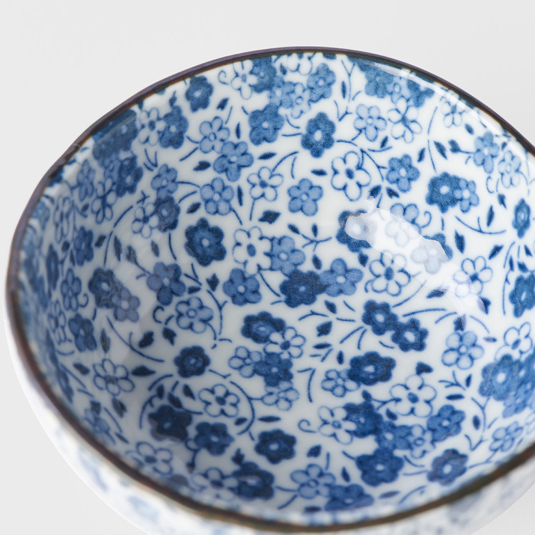 Blue Daisy Oval Tapas Bowl 9cm