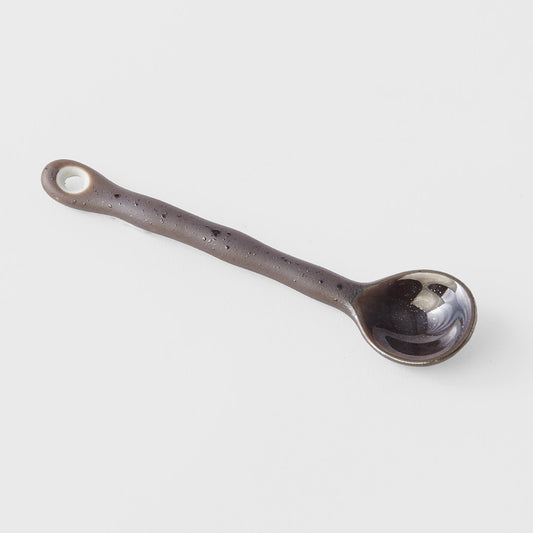Dark Brown quartz spoon 12cm